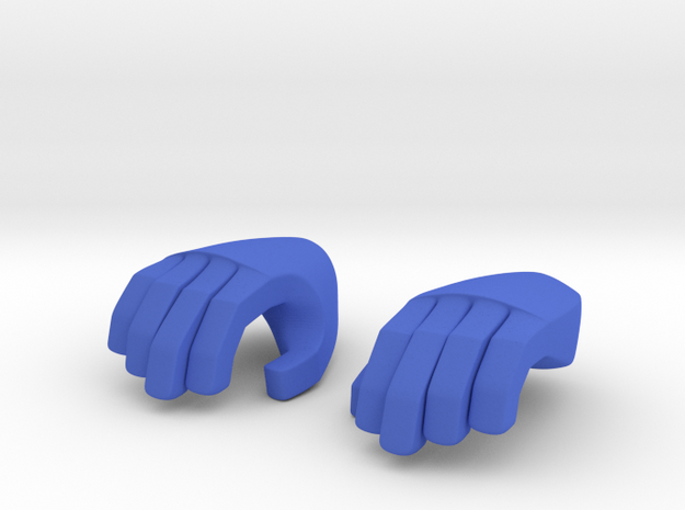 Hand type 1 in Blue Processed Versatile Plastic