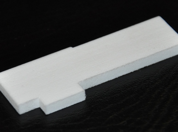 Lock Bar in White Natural Versatile Plastic