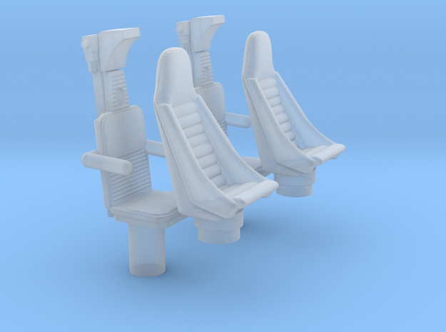 YT1300 BANDAY 1/144 COCKPIT SEATS in Tan Fine Detail Plastic