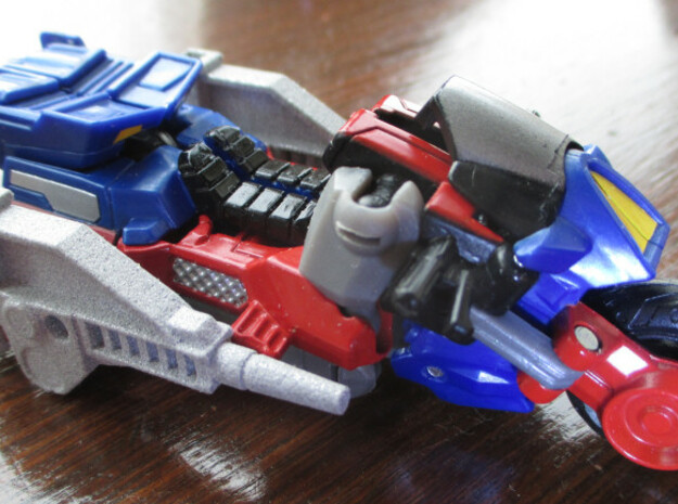 CW 'GROOVE' Guns (LR Ver) Inspired by G1 Override in White Processed Versatile Plastic