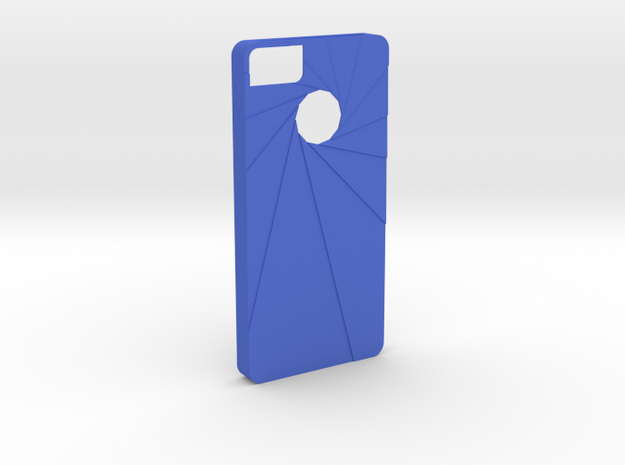 Aperture Iphone 5s Case in Blue Processed Versatile Plastic
