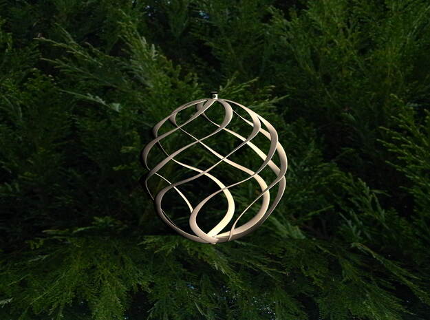 ornament for christmas tree in White Processed Versatile Plastic