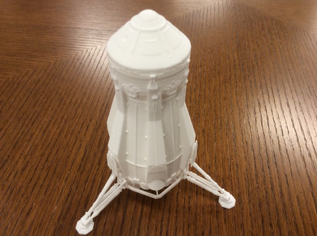 1/144 NASA/JPL ARES MARS ASCENT VEHICLE - COMPLETE in White Natural Versatile Plastic
