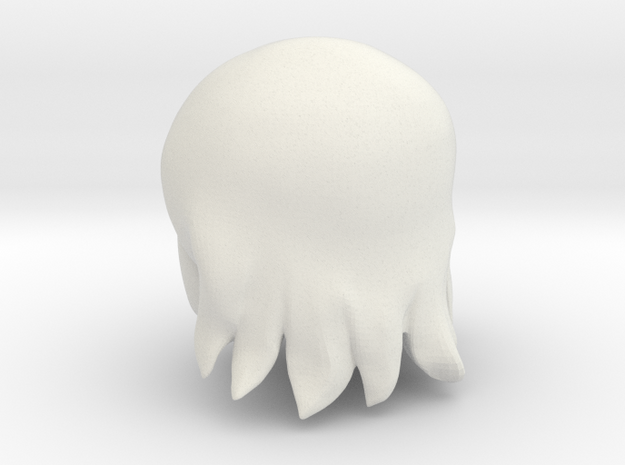 Cartoon Head (Meina) in White Natural Versatile Plastic