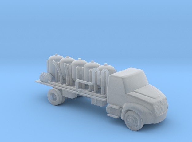 Chemical Delivery Truck - Nscale in Tan Fine Detail Plastic