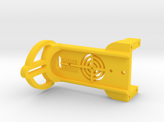 Plate Connector in Yellow Processed Versatile Plastic