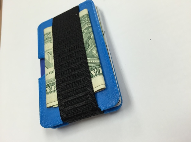 Minimalist Wallet  in White Processed Versatile Plastic