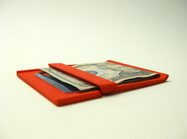 Akio: a wallet/clip in White Natural Versatile Plastic