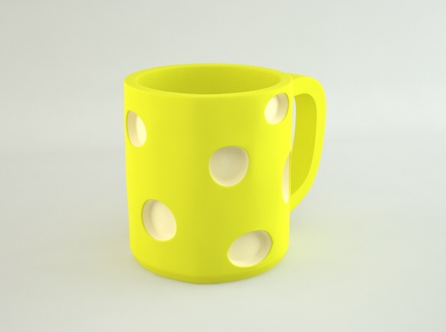 Sheese Cup in White Natural Versatile Plastic
