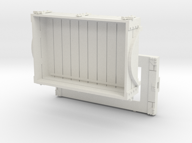 A-1-32-wdlr-a-class-open-fold-sides-wagon1c in White Natural Versatile Plastic