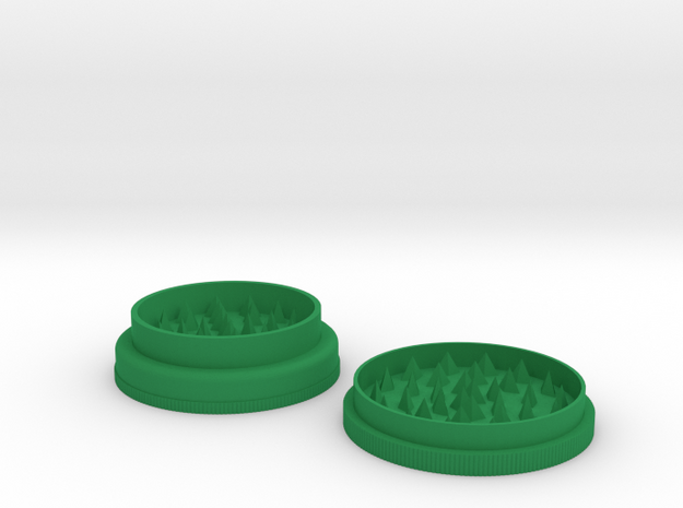 Custom Zodiac Herbal Grinder in Green Processed Versatile Plastic