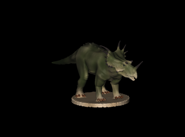 Replica Dinosaurs World Styracosaurus  in Clear Ultra Fine Detail Plastic
