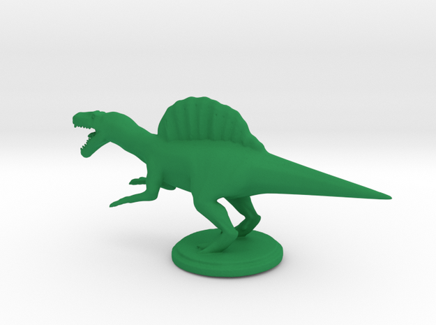 Replica Miniature Dinosaurs Spinosaurus Model A.02 in Green Processed Versatile Plastic