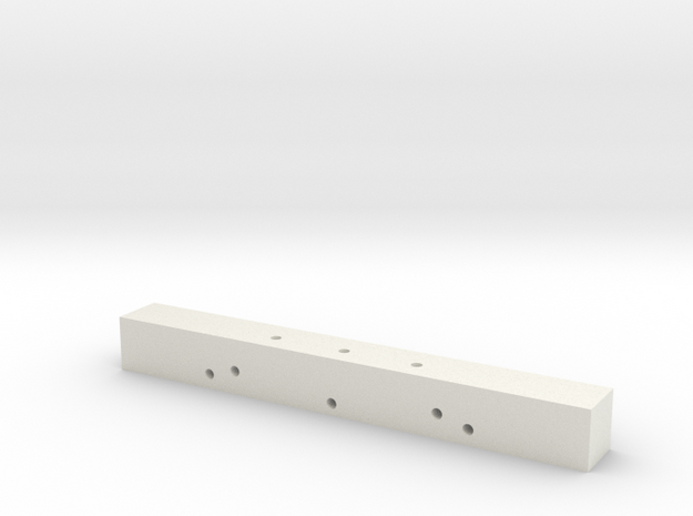 Bar in White Natural Versatile Plastic