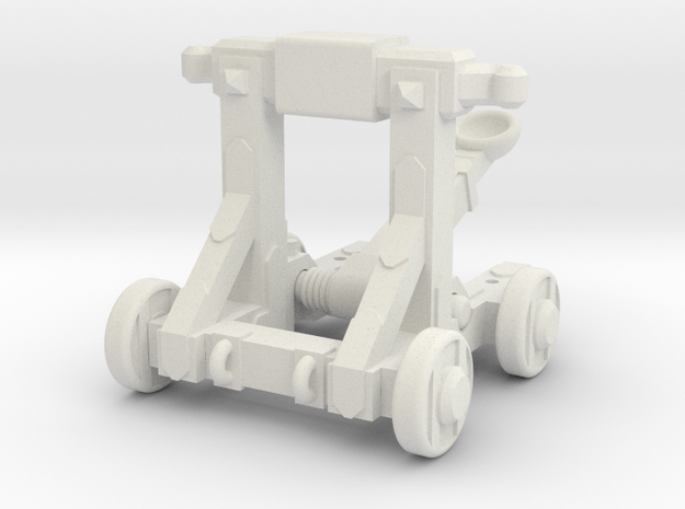 Rubber Band Catapult Mk. 2 in White Natural Versatile Plastic