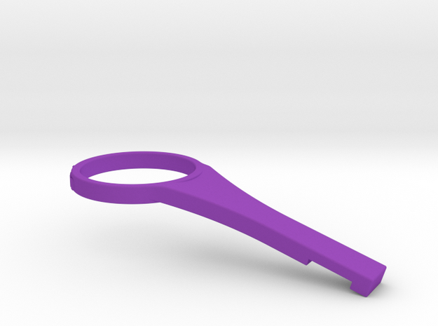 Di2 Junction 'A' Clip / 5 x 31.7 mm (1.25") Spacer in Purple Processed Versatile Plastic