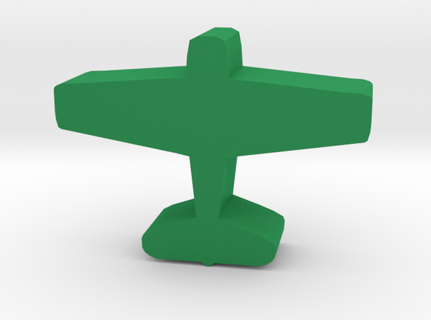 Game Piece, WW2 Hellcat Fighter in Green Processed Versatile Plastic