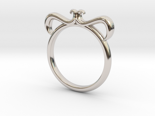 Petal Ring Size 13.5 in Platinum
