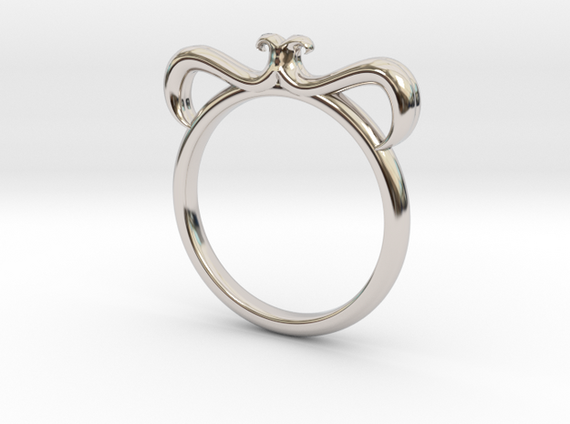 Petal Ring Size 9.5 in Platinum