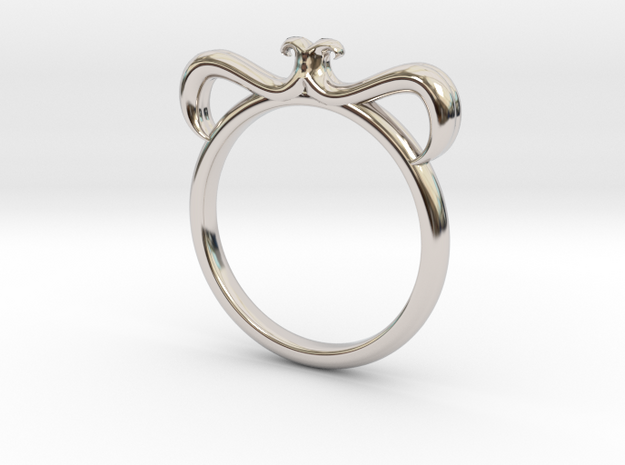 Petal Ring Size 6.5 in Platinum