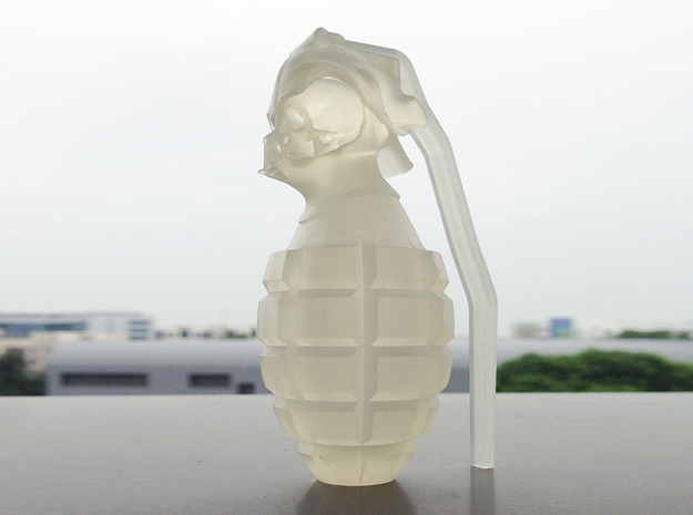 Vader Grenade in Frost Ultra in Tan Fine Detail Plastic
