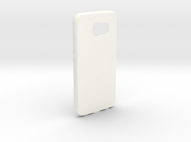 Customizable Samsung S6 case in White Processed Versatile Plastic