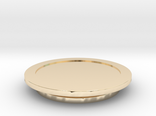 Modeling Coasters in 14K Yellow Gold