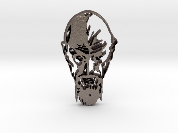 Ming the Merciless  in Polished Bronzed Silver Steel