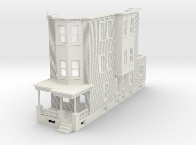 WEST PHILLY 3S ROW HOME 160 BrickRD in White Natural Versatile Plastic