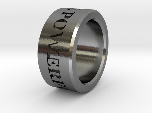 Boga Ring in Polished Silver