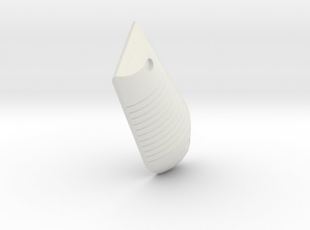 LPA NN-14 - Grip 1 in White Natural Versatile Plastic