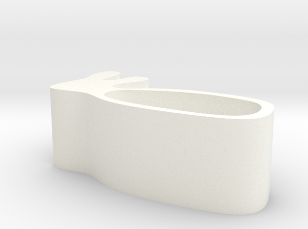 兔子肥皂盒 in White Processed Versatile Plastic