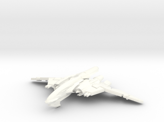 WingSerpent Class War Bird in White Processed Versatile Plastic