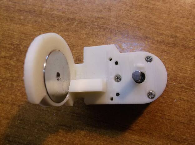 DJI Phantom 3 Gimbal ROLL arm replacement in White Processed Versatile Plastic