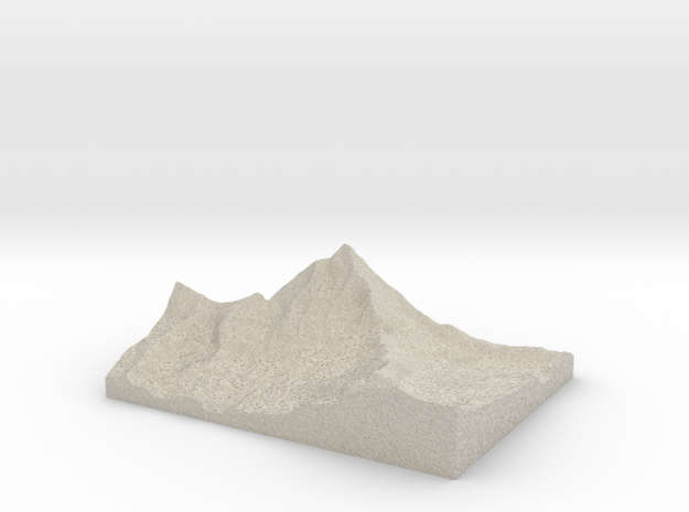Model of Matterhorn in Natural Sandstone