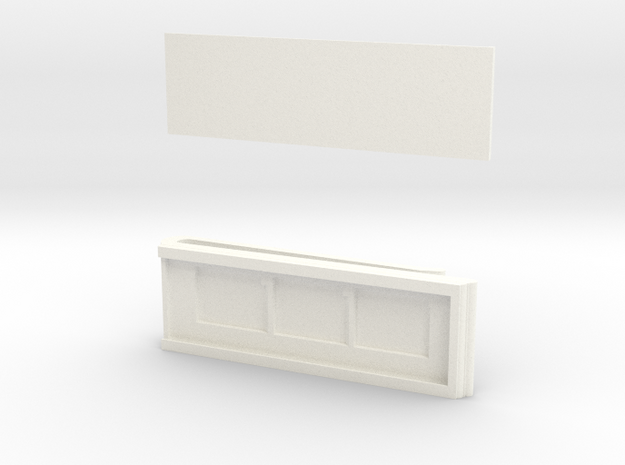 MONEY CLIP MICRO SD HOLDER in White Processed Versatile Plastic