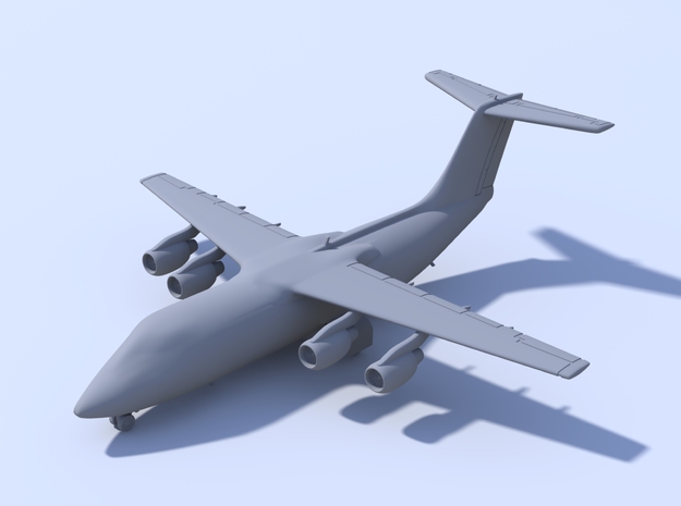 1:400 - BAE146-200 in Smooth Fine Detail Plastic