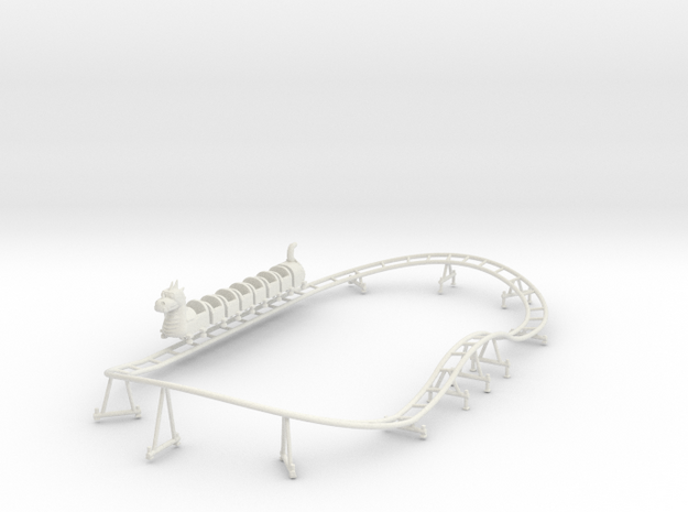 Wisdom Dragon Wagon kiddie coaster track and train