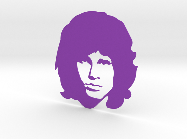 Jim Morrison in Purple Processed Versatile Plastic