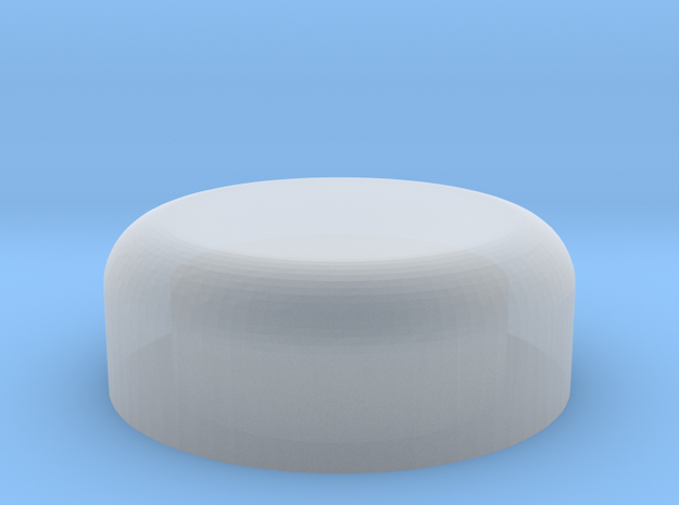 HO Tank Cap 02 in Smooth Fine Detail Plastic