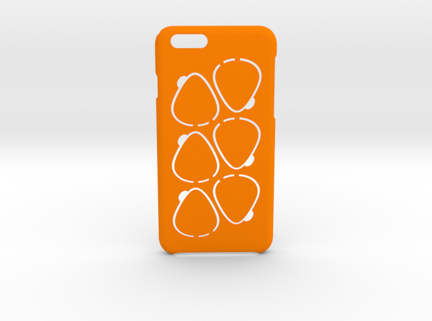 GPick iPhone 6 6s case in Orange Processed Versatile Plastic
