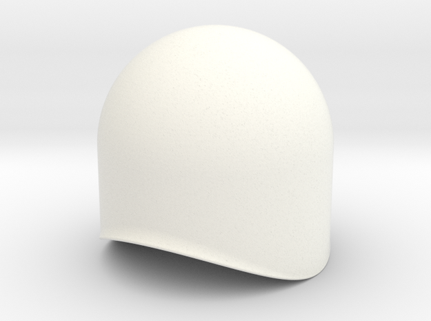 Dome 30mm in White Processed Versatile Plastic