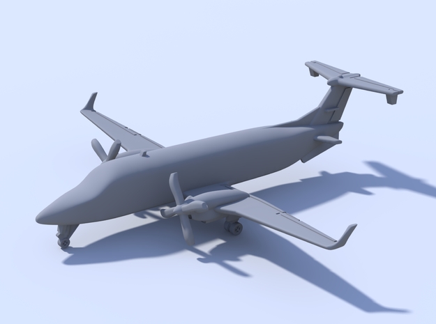 1:700_Beechcraft 1900D [x2][A] in Tan Fine Detail Plastic