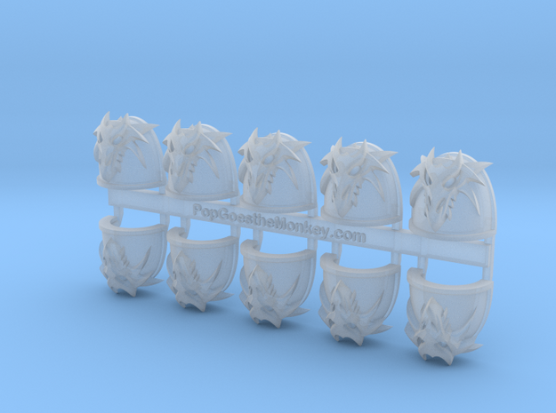 10x Dragon Skull 3D - G:4a Shoulder Pad