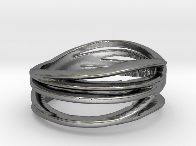 Simple Classy Ring Size 11 in Fine Detail Polished Silver