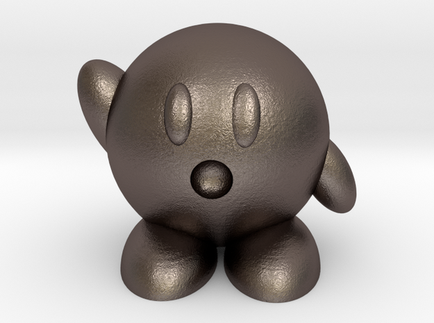 Kirby in Polished Bronzed Silver Steel