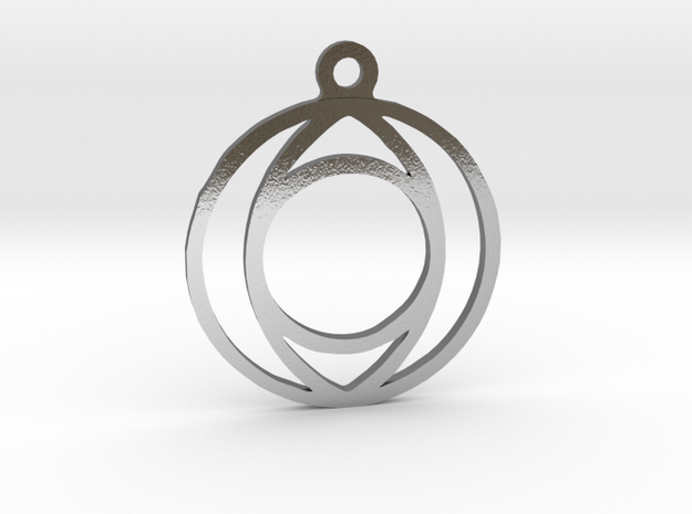 One. - Tribute to the Philosophy of Number in Polished Silver
