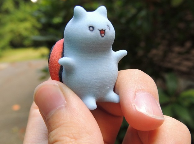 Catbug - 1" tall in Full Color Sandstone