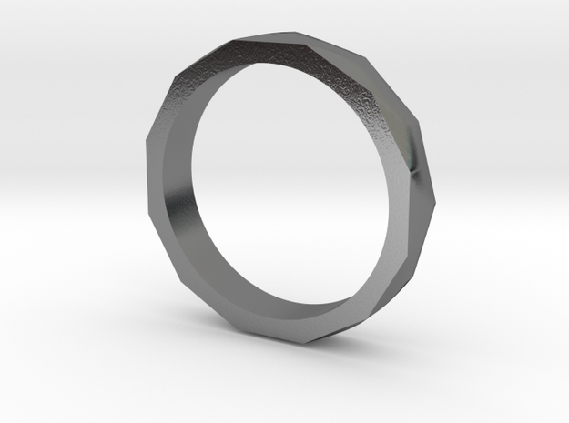 Engineers Ring - US Size 9.5 in Polished Silver