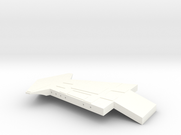 1/24th scale Wing for Hawk Right in White Processed Versatile Plastic